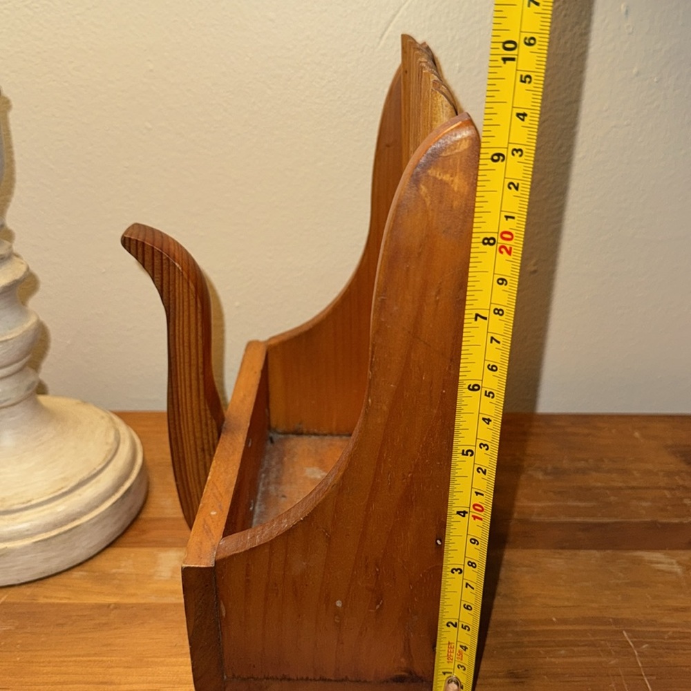 Wooden Magazine Rack - Picture 2 of 4